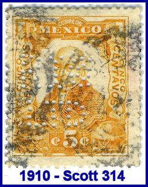 Royal Insurance Company, Ltd, 1910 perfin